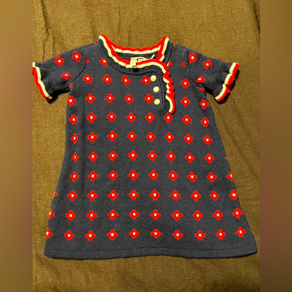Janie and Jack sweater dress 3-6 months